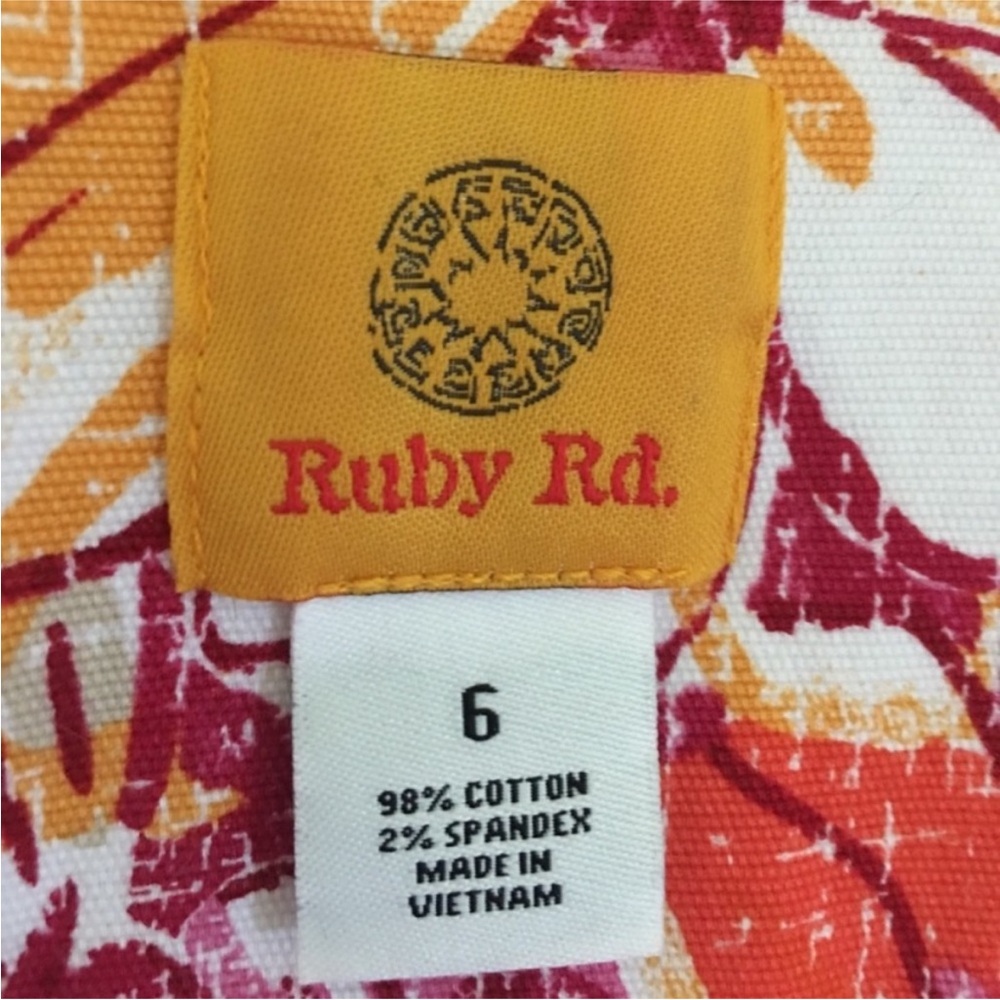 Ruby Rd Tropical Print Beaded Jacket - Picture 10 of 11